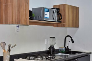 Microwave, coffee/tea maker, toaster, blender - Beautiful Department in the Historic Center. 201 (San Luis Potosí)