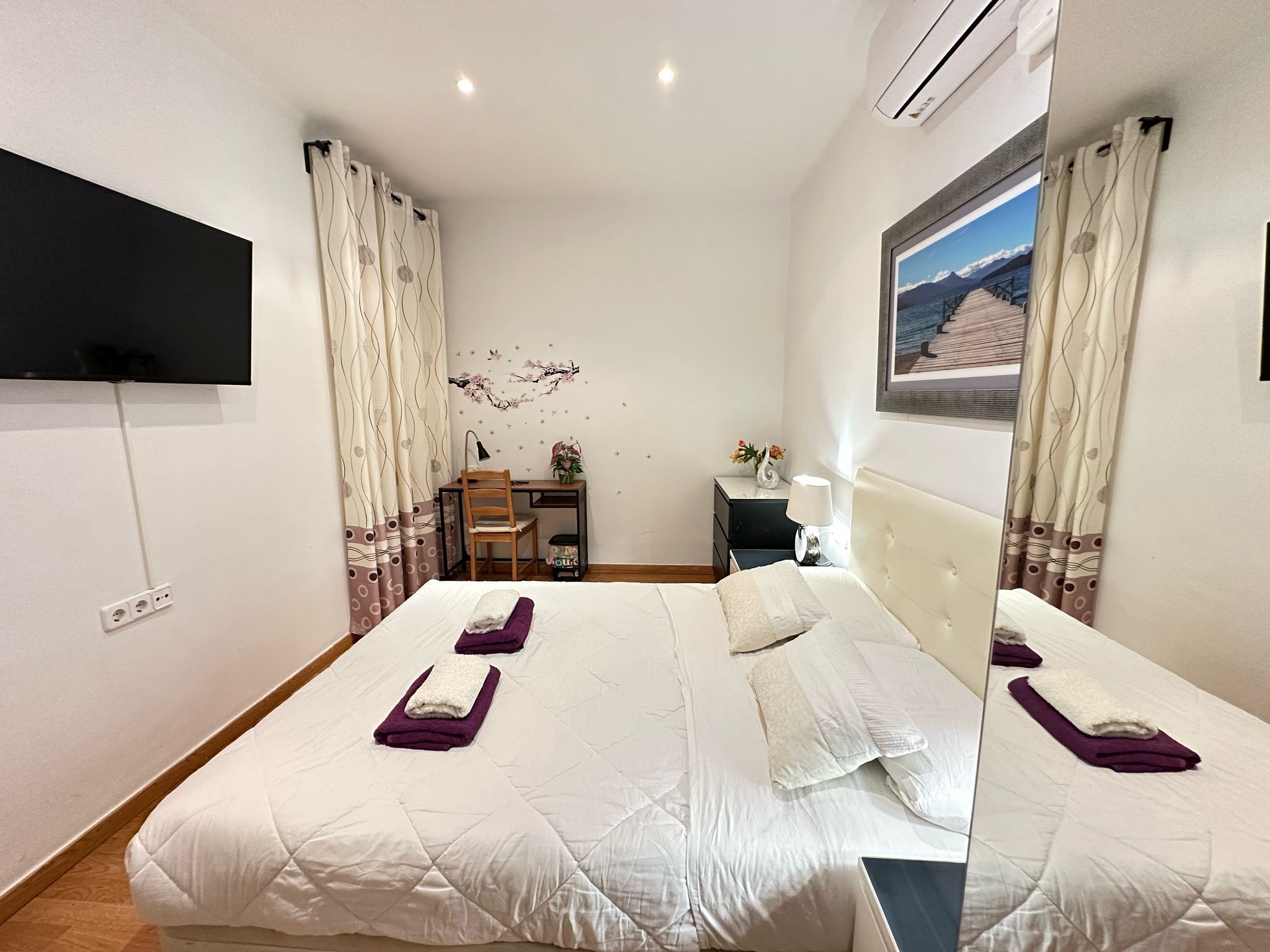 Desk, iron/ironing board, free WiFi