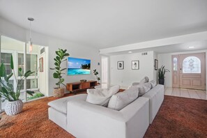 TV connectée, cheminée