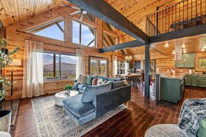 Smart TV, fireplace, video games, foosball