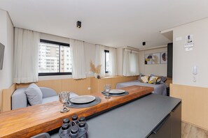 Apartment | Private kitchen - New Life Visconde - Yogha (Curitiba)