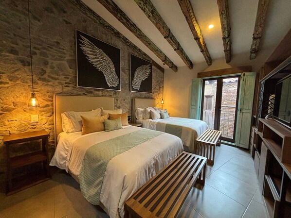 1 soverom og sengetøy