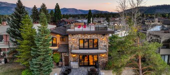 Lake Tahoe Beachfront Villa with Rooftop Hot Tub