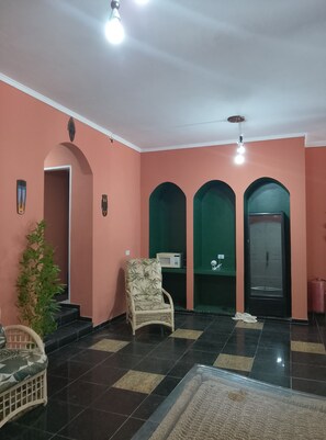 Interior entrance