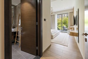 1 slaapkamer, een bureau, een strijkplank/strijkijzer, gratis wifi