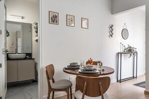 Apartment, Patio | Living area | Flat-screen TV