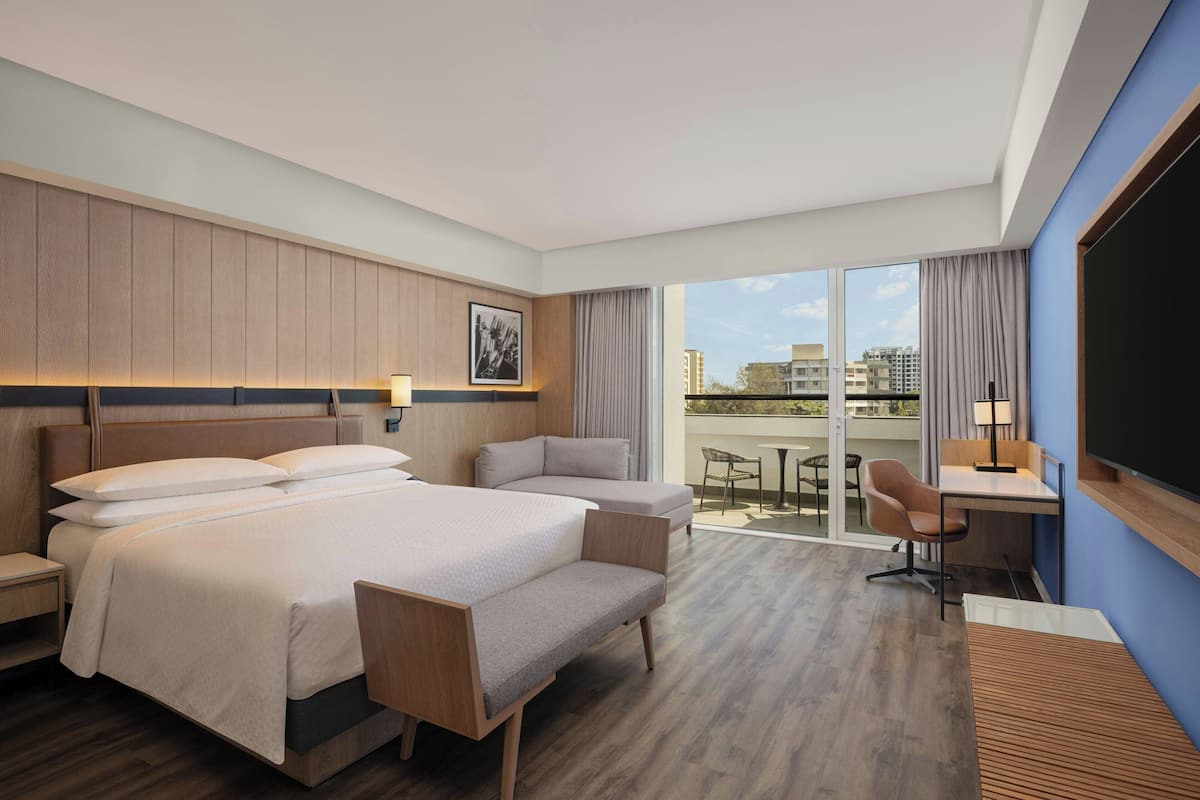 Ropa de cama de alta calidad y minibar