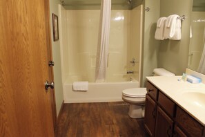 Hair dryer, towels