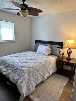 2 bedrooms, bed sheets
