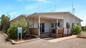 Voorkant van accommodatie