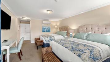 Standard Room, 2 Queen Beds | 1 bedroom, in-room safe, desk, laptop workspace
