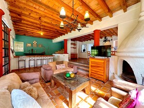 Maison Familiale, vue lac | Coin séjour