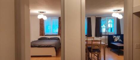 1 bedroom, iron/ironing board, travel crib, free WiFi