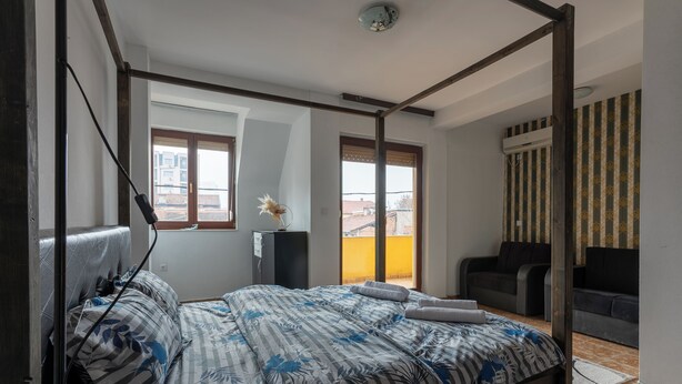 Deluxe Studio, Balcony, City View - Hotel Rozmantic (Skopje)