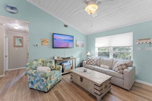 Smart TV, video games, table football, books