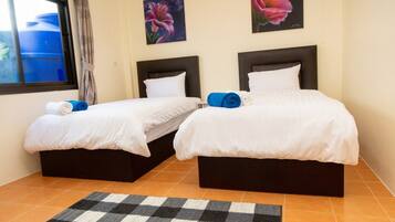 3 多间卧室、熨斗/熨衣板、WiFi、床单