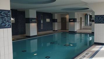 Indoor pool, a heated pool