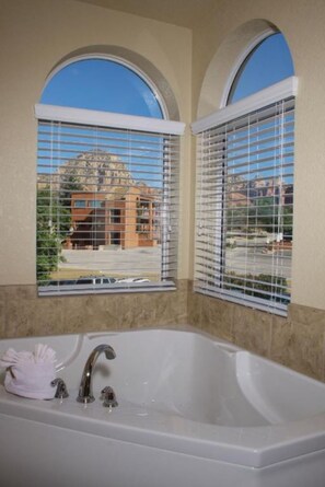 Jetted bath, hair dryer, towels, toilet paper - Great Condo in Heart of Sedona - sleeps 8 - only 1150 dollars for an entire week (Sedona)