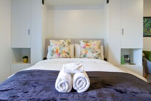 1 Schlafzimmer, Bügeleisen/Bügelbrett, kostenloses WLAN, Bettwäsche