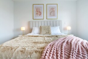 2 bedrooms, iron/ironing board, travel crib, free WiFi