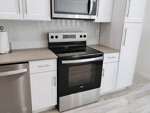 Microwave, oven, stovetop