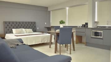 1 soverom, strykejern/-brett, wi-fi og sengetøy