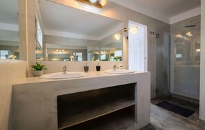 Shower, hair dryer