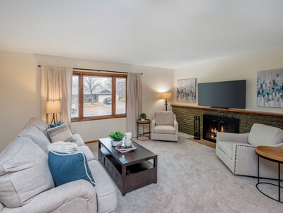 A beautiful five-bedroom house is perfect for the entire family!