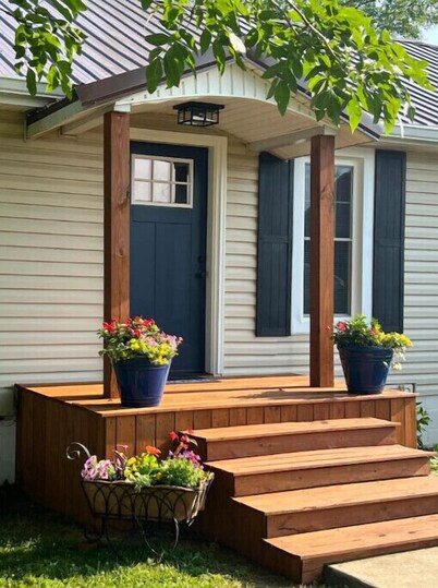 Charming 3-bedroom house 2 minutes from the Marh Park Arboretum in Madisonville