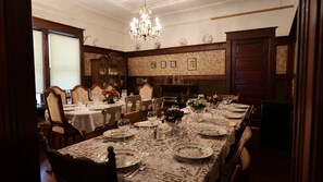 Dining - Saskatoon’s Crown Jewel: Victorian Mansion w Forest Views, Timeless Elegance (Blucher)