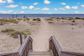 Accommodatie ligt op het strand