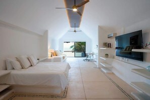 6 dormitorios, tabla de planchar con plancha, cuna de viaje y wifi