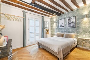 Leilighet | 1 soverom, strykejern/-brett og sengetøy