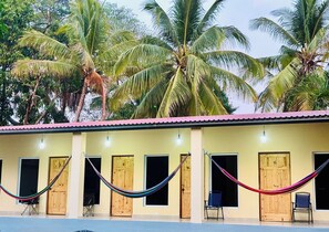 Façade de l’hébergement