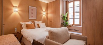 센터 생트로페, 에어컨 있음, 매력적인 스튜디오 - 2명