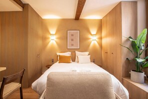 Apartamento | 1 quarto, espaço de trabalho para notebook