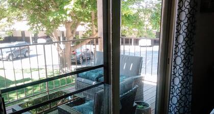 Sports Village 1-bedroom condo with WiFi and two decks