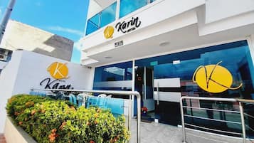 Fassade der Unterkunft