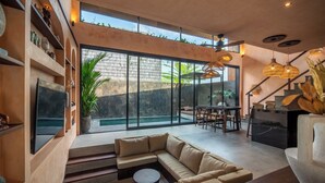 Villa – deluxe, 1 soverom, privat basseng, bassengutsikt | Utsikt fra rommet