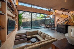 Villa – deluxe, 1 soverom, privat basseng, bassengutsikt | Utsikt fra rommet