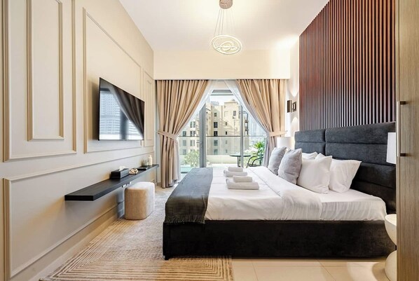 2 bedrooms, in-room safe, iron/ironing board, WiFi