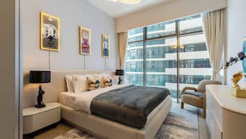 2 bedrooms, iron/ironing board, travel crib, WiFi