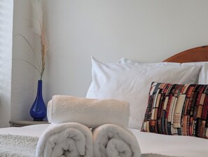 4 slaapkamers, een strijkplank/strijkijzer, wifi, beddengoed