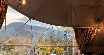 Skynest Dome- one of the most romantic domes in Romania, Hot tube with jacuzzi