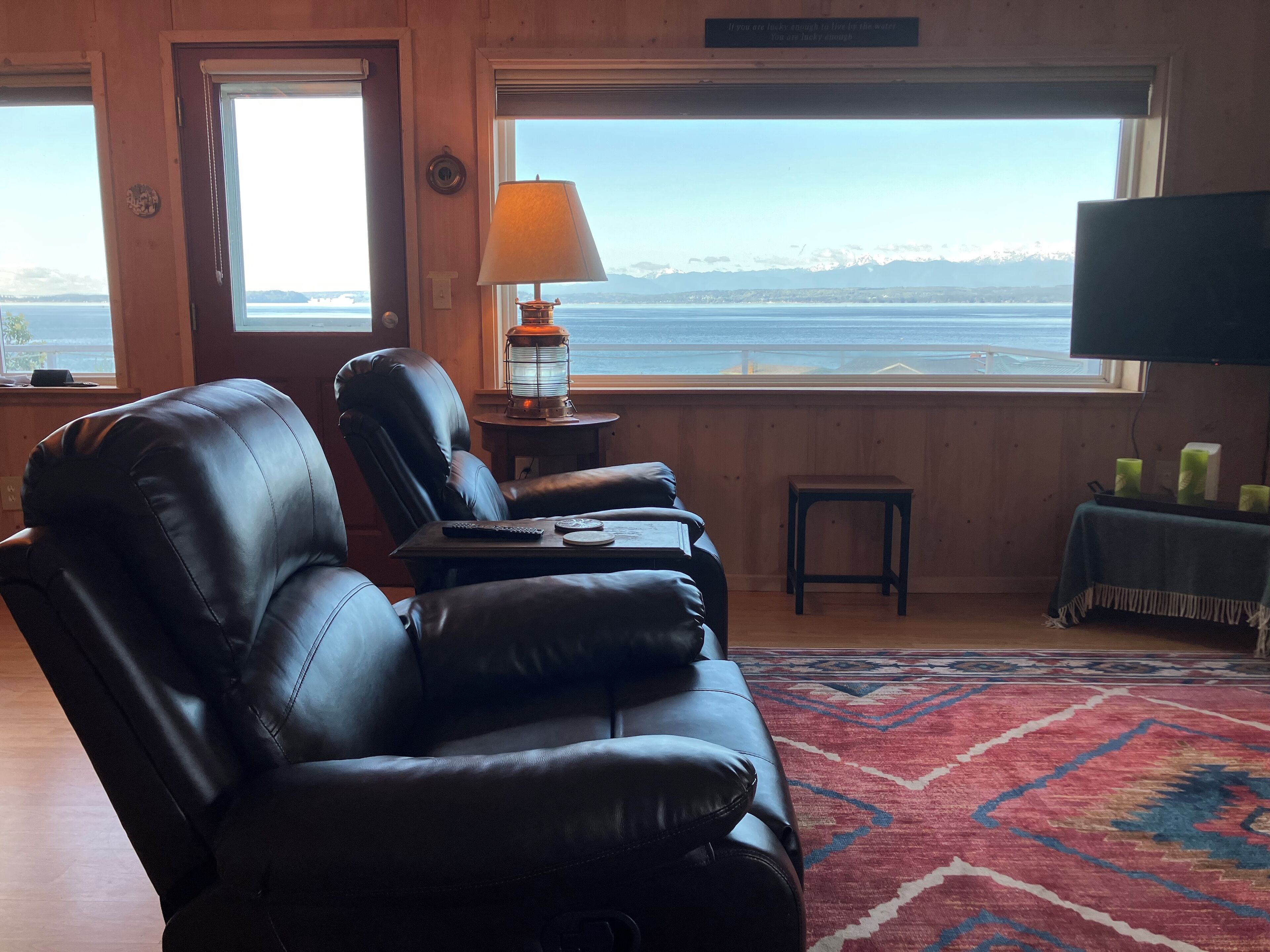 TV connectée, cheminée