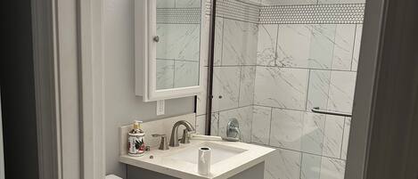 Towels, soap, toilet paper
