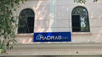 Majoituspaikan julkisivu