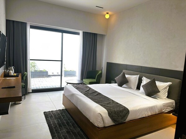 Chambre Double, vue ville | Coffres-forts dans les chambres, fer et planche à repasser