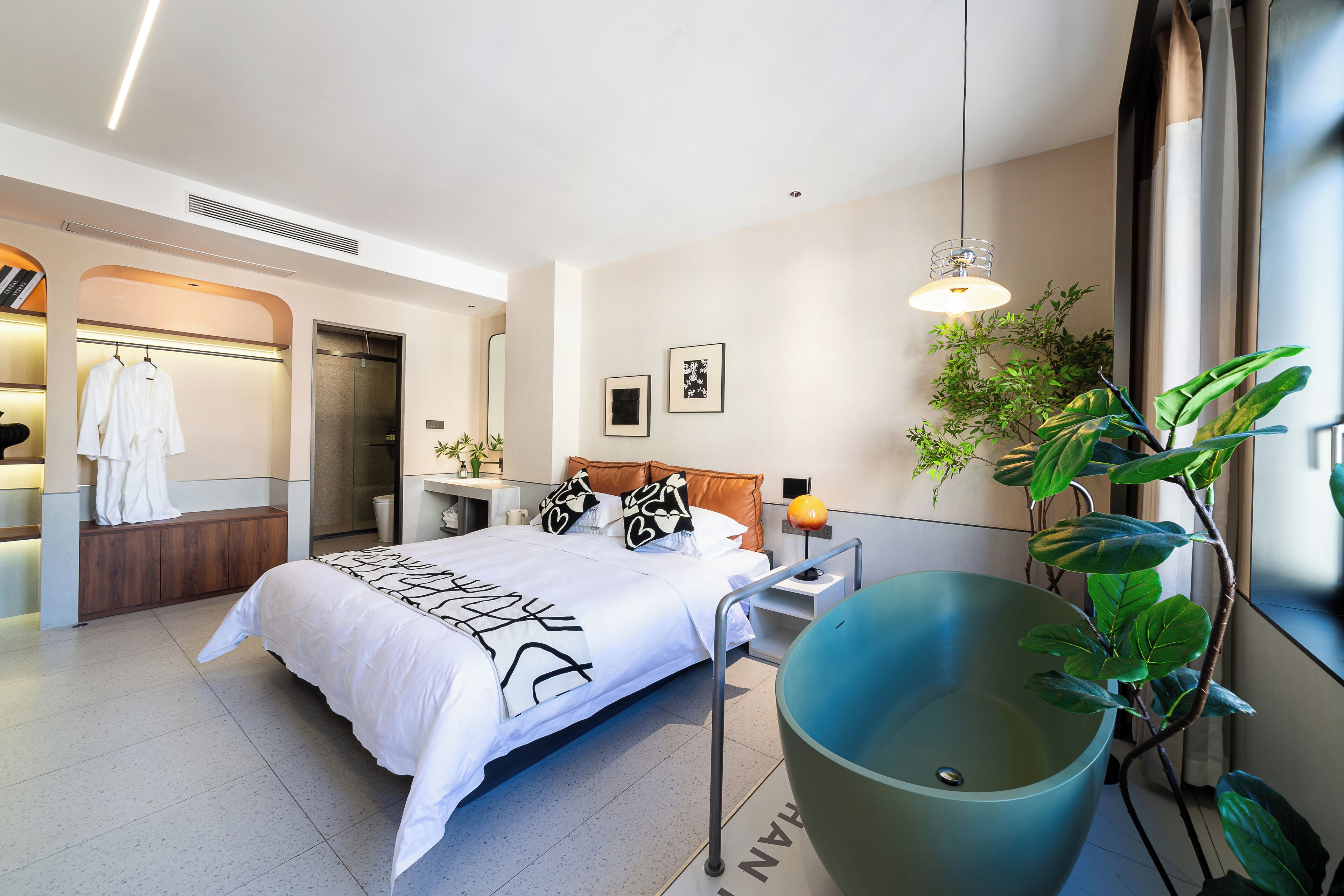 Family Suite, City View | Down comforters, memory foam beds, individually decorated