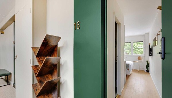 Apartamento | 1 quarto, espaço de trabalho para notebook